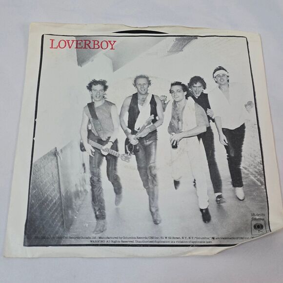 Vintage Loverboy Working For The Weekend 45RPM Record - Picture 1 of 4